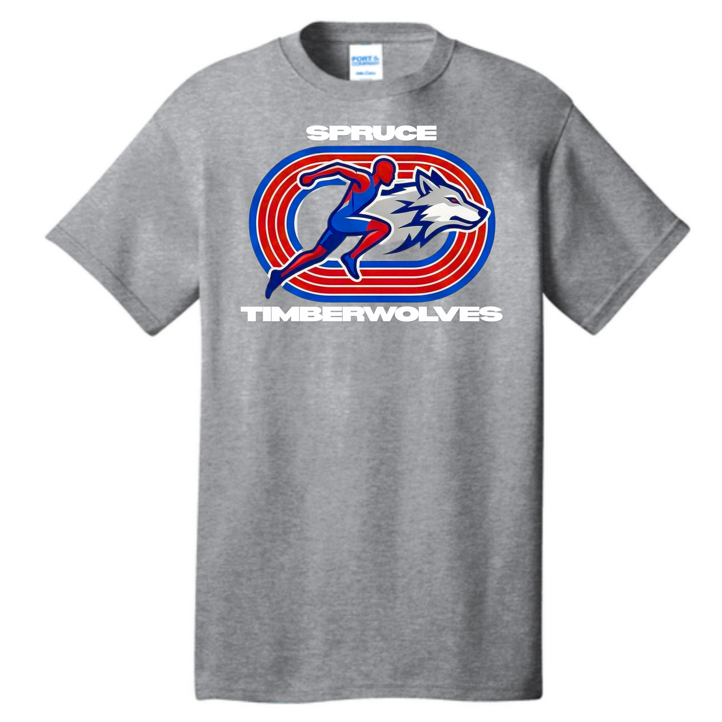 Dallas Spruce Track & Field - TurboWolf Tee