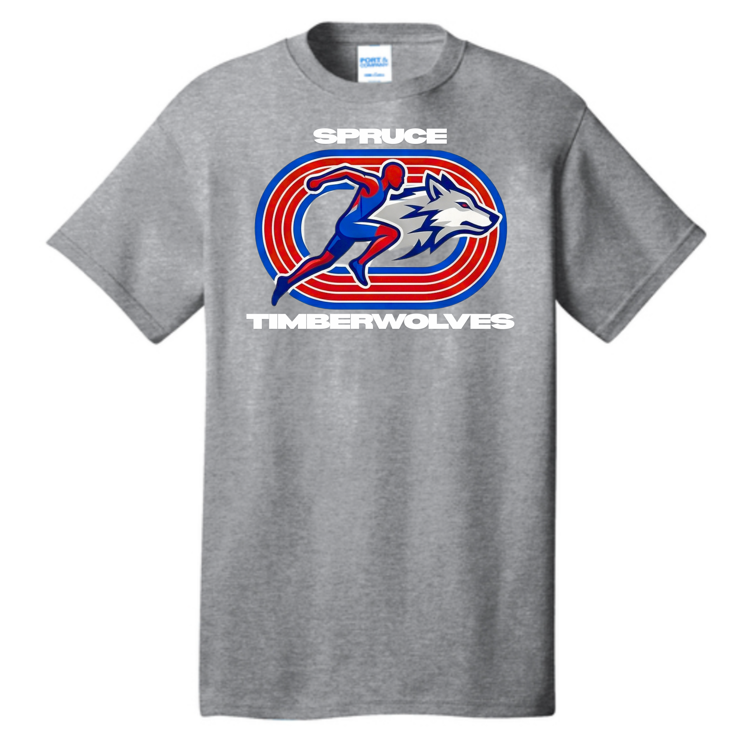 Dallas Spruce Track & Field - TurboWolf Tee