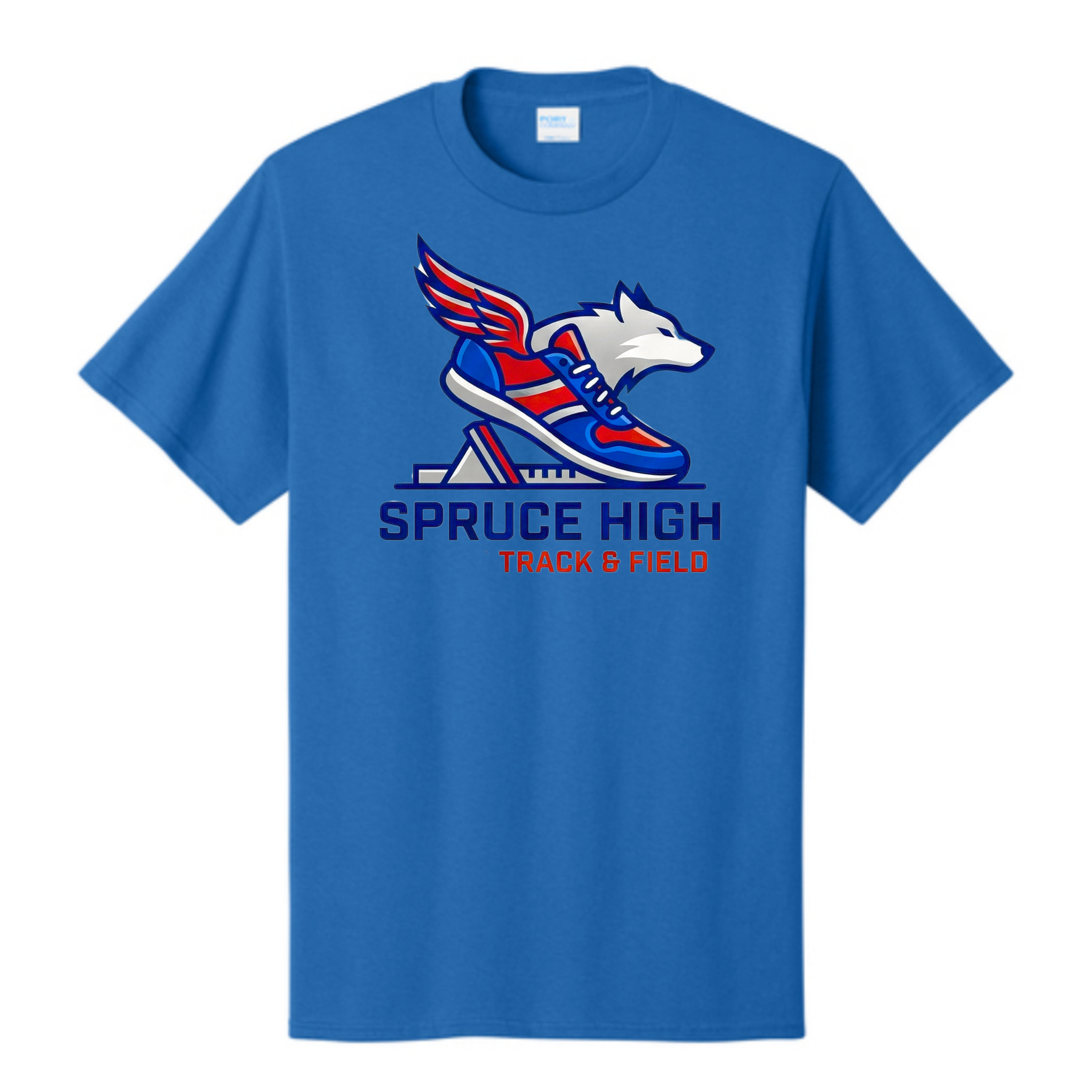 Dallas Spruce Track & Field - Wolves With Wings Tee