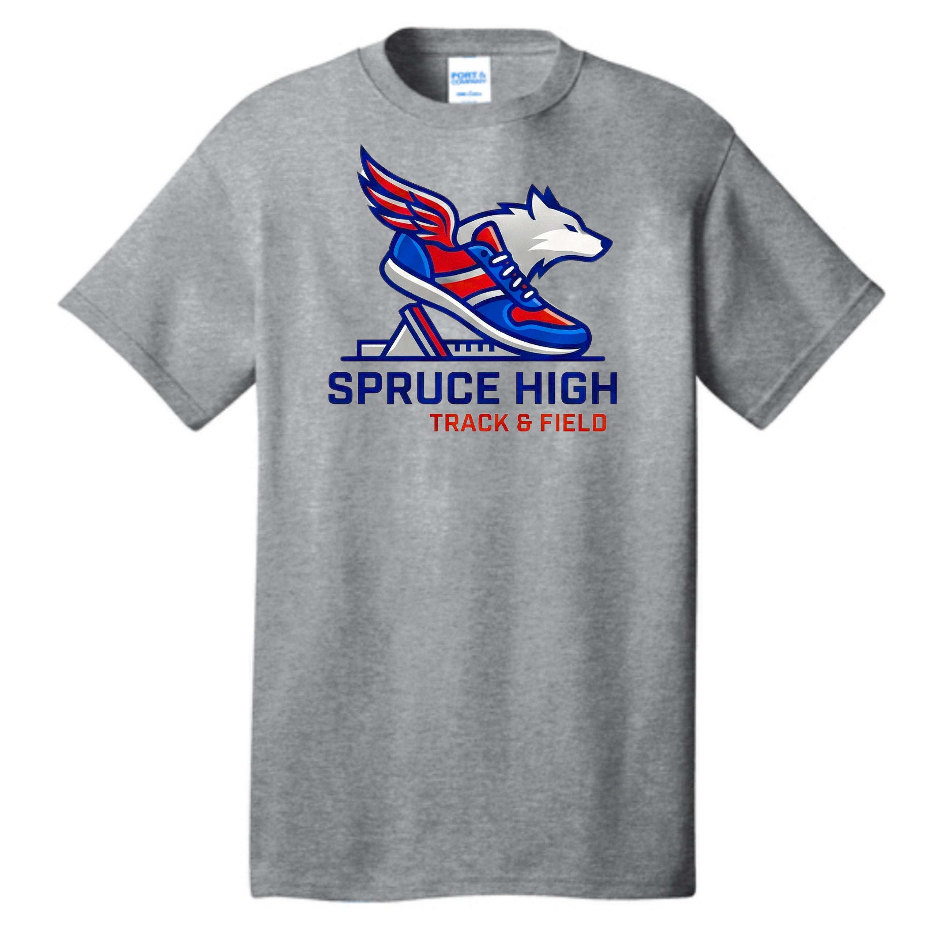 Dallas Spruce Track & Field - Wolves With Wings Tee