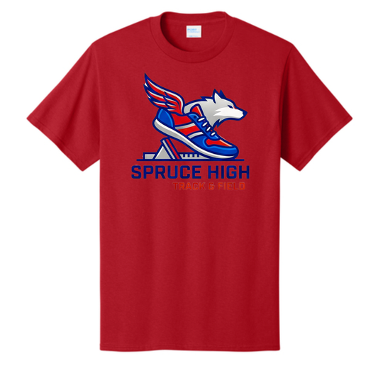 Dallas Spruce Track & Field - Wolves With Wings Tee