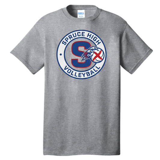 Dallas Spruce Volleyball - Timberwolves Ball Tshirt