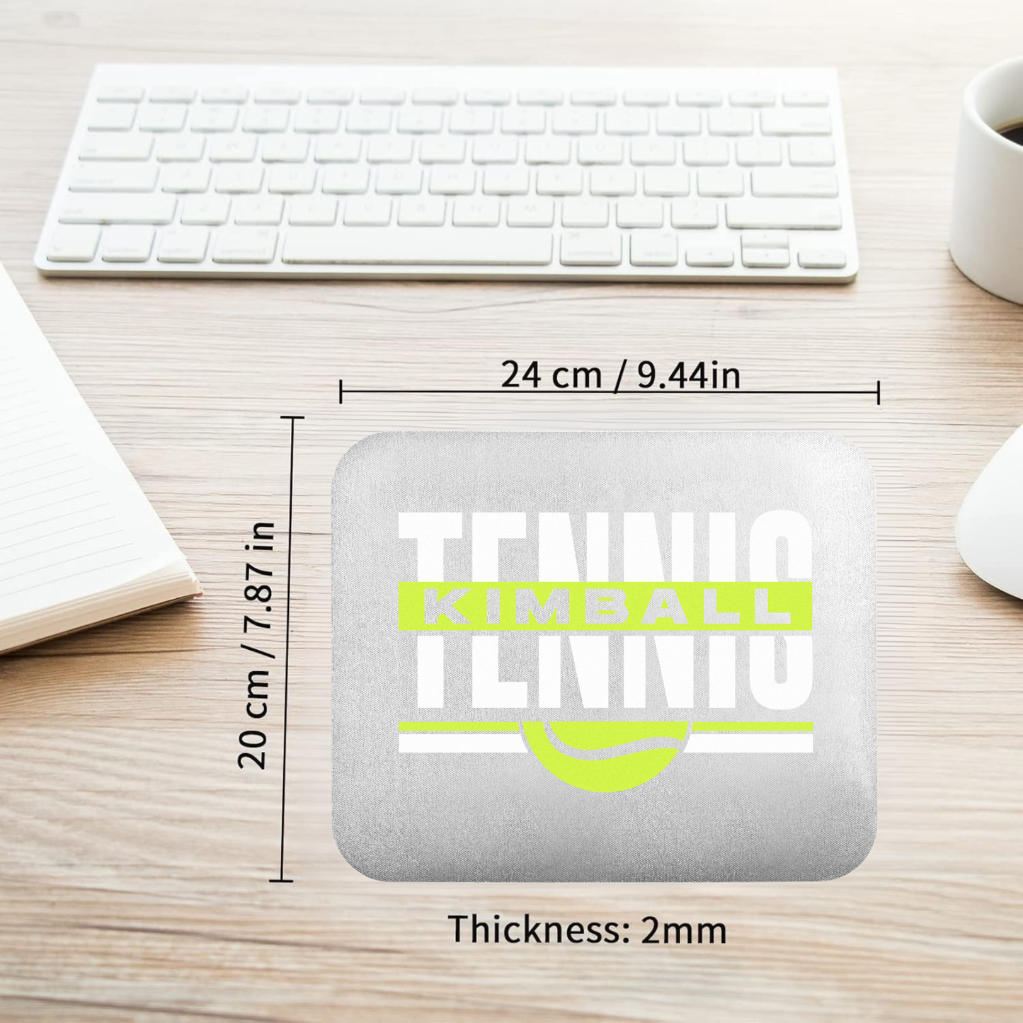 Dallas Kimball Tennis - BOLD Mouse Pad