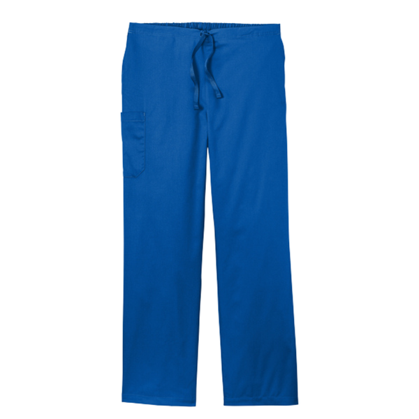 Blue pants on a white background