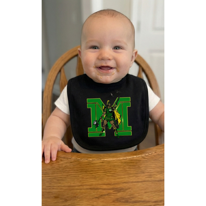 Madison High School EXCLUSIVES – Infant Premium Jersey Bib | Soft Cotton School Spirit Gear for Newborns & Babies